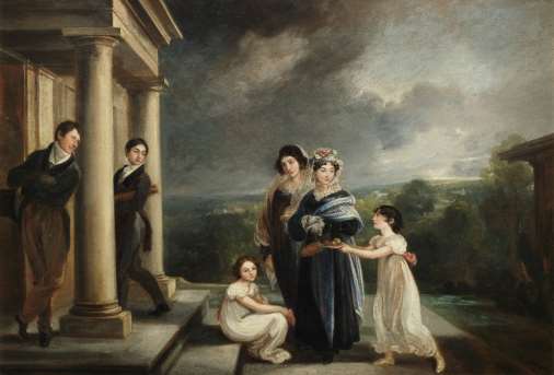 Thomas Barker, The Deare Family of Bath, Oil on Canvas, circa 1818